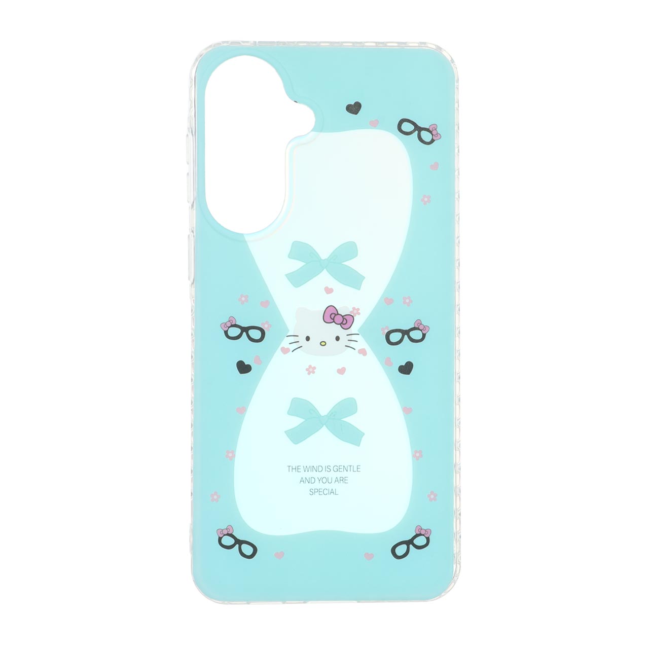 قاب هولوگرامی Kitty مات دور ژله ای Samsung Galaxy A57 - سبزآبی